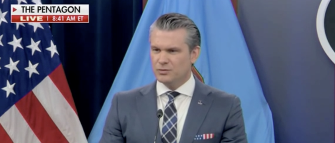 Pete Hegseth Asked Why US Helping Israel If They Are Pursuing Their Own Objectives